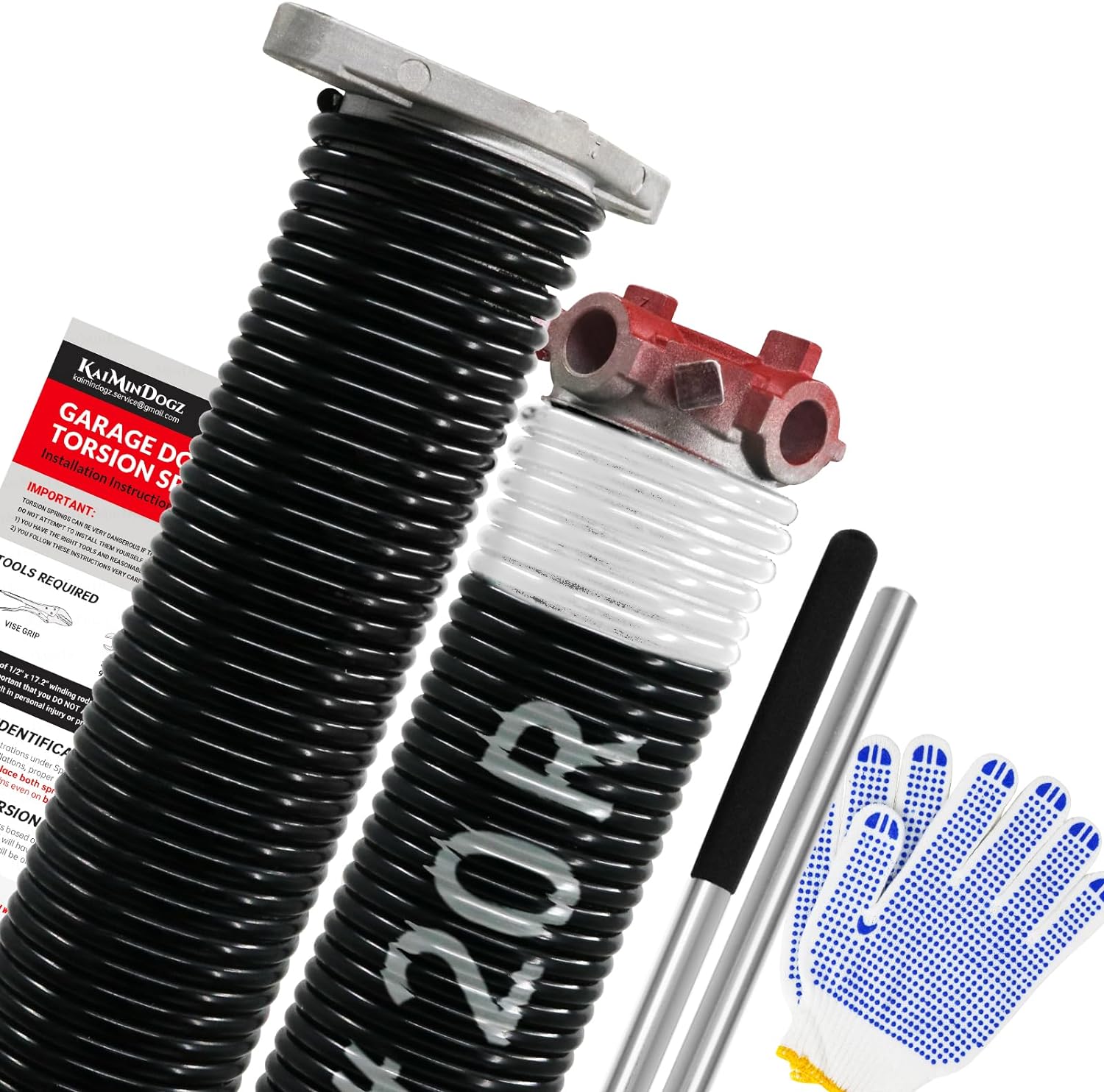 0.218*1.75*20 Pair of Garage Door Torsion Springs