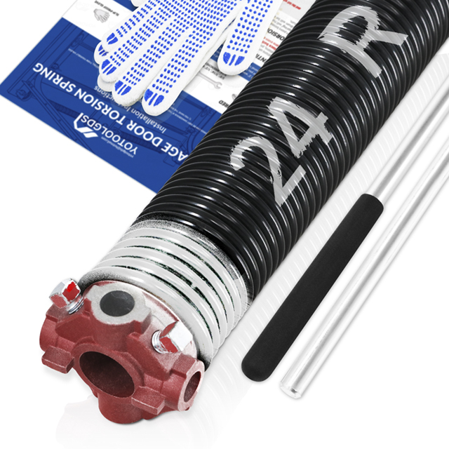 0.218*2*24"-R Single Garage Door Torsion Spring